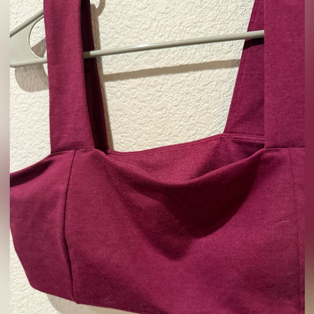 Grape color sports bra Old Navy